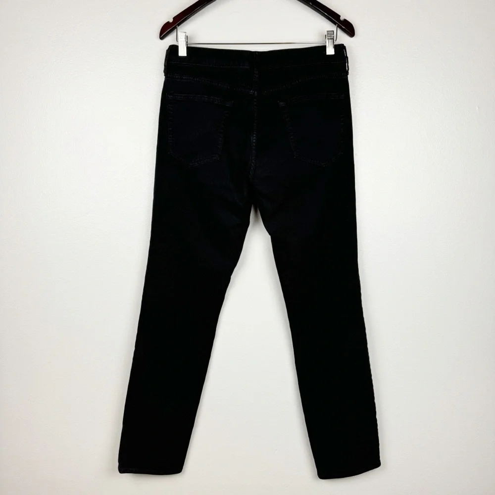 J. Crew Men's 770 Straight Fit Garment Dyed Five Pocket Jeans Black Size 30x32